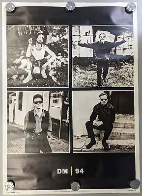 Vintage 1994 Depeche Mode DM 94 Black & White Splash Poster 34 X 24 • $170.33