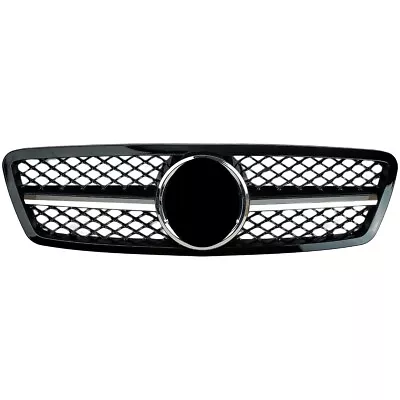 Front Black Chrome Grill Grille Mask Fit For Mercedes Benz W203 C200 C230 C240 • $139.66