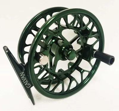 Galvan Brookie B 4/5 Click Fly Reel Green Free Rio Line - New • $305