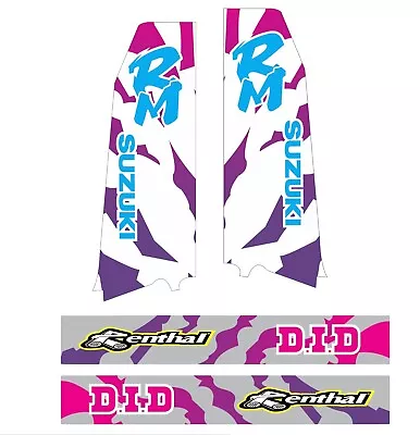 Decals For Suzuki RM250 RM125 RM 125 250 GRAPHICS 1989-1992 Stickers Old School • $28