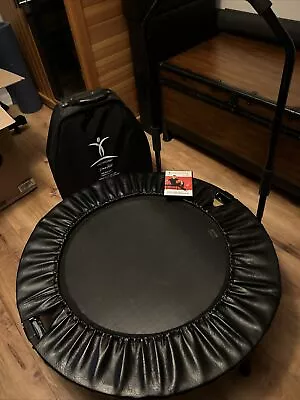 Bi-Fold Cellerciser® Mini Trampoline/Rebounder With Handle Bar Carry Case DVD • $115.73