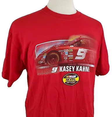NASCAR Kasey Kahne #9 Dodge T-Shirt Large 2006 Nextel Cup Series Double Sided • $13.99