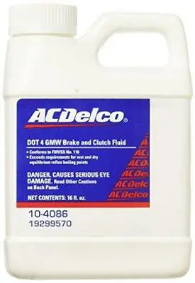 $35.09 • Buy ACDelco 798696 GM Original Equipment 10-4086 DOT 4 Hydraulic Brake And Clutch