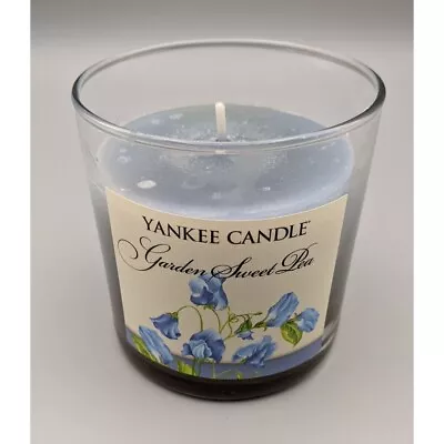 Vintage Yankee Candle Garden Sweet Pea 7 Oz. Tumbler Jar RARE Discontinued Scent • $14.50