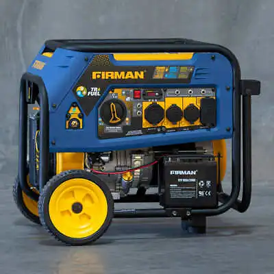 Firman T07571 9400W Peak 7500W Running Tri Fuel (GAS LPG NG Portable Generator • $1499