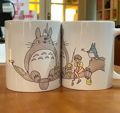 My Neighbour Totoro And Friends Sketch Mug - Studio Ghibli Cup • £12.99