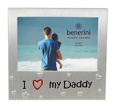 I Love My Daddy Photo Picture Frame Fathers Day Birthday Christmas Dad Gift Idea • £5.99