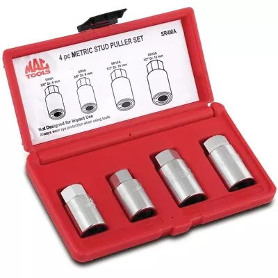 New Mac Tools 4-PC. 3/8  And !/2  Drive Metric Stud Puller Set SR4MA • $95