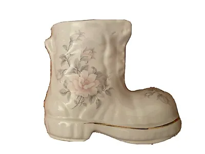£24.99 • Buy Shoe Pottery Planter Maryleigh Boot Pottery Vintage Floral Decorative 23x18x10cm