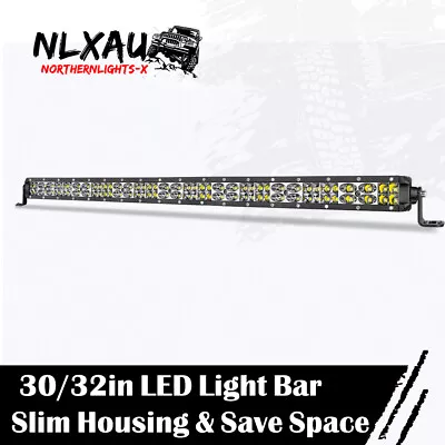 30 /32  LED Light Bar Slim Dual Row Work Driving Lamp For Toyota Ford RAM GMC AU • $62.99