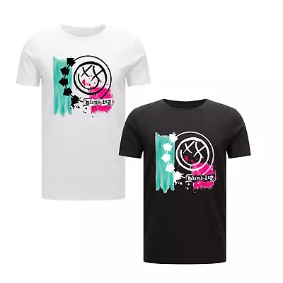 £10.49 • Buy Blink 182 Album Cover Adults T-shirt Pop Music Band Event Smiley Graphic Top