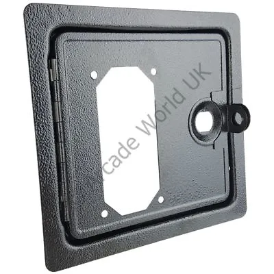 £6.99 • Buy Budget Black Coin Door - Cut For Calle Mechanical Coin Mech - Light Weight