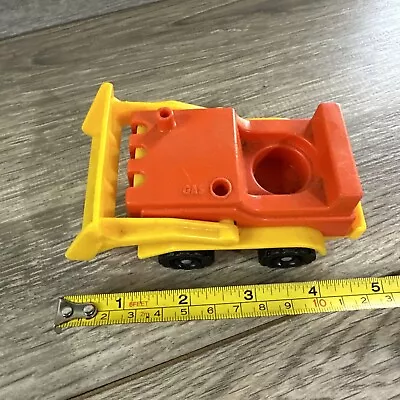 Vintage 1985 Fisher Price Little People Construction Set Bulldozer • $6.99