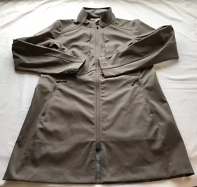 5.11 Tactical Softshell Jacket Brown Full Zip Hidden Pockets Women's LARGE • $49.99