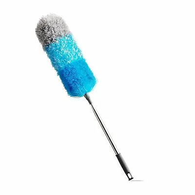 £8.29 • Buy Extendable Feather Duster Long Telescopic Duster Magic Static Duster Brush Blue