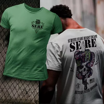 Special Forces T-shirt SERE Military Special Ops Combat Tactical Survival School • $24.99