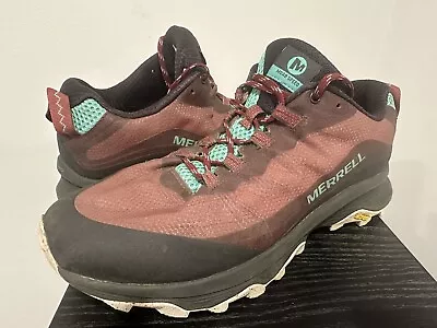 MERRELL Moab Speed Low Lightweight Hiker WOMENS 10 41 Burlwood J066858 Shoes • $29.99
