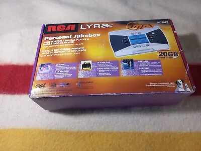 RCA LYRA HD JUKEBOX Music Mp3 Player 20GB - Model RD2820 Untested PARTS REPAIR • $38.25