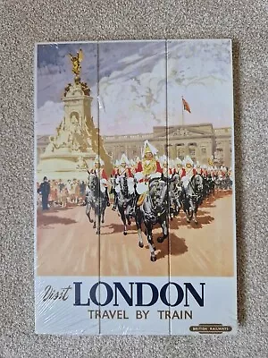 Vintage Visit London Travel By Train British Railways Picture • £8