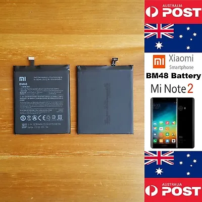 GENUINE Xiaomi Mi Note 2 Battery BM48 4070mAh Good Quality - Local Seller • $28