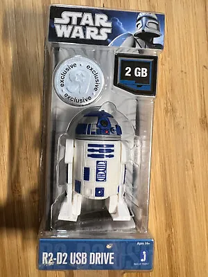 Star Wars R2-D2 2gb USB Flash Memory Drive - NEW Toys R Us Exclusive RARE Droid • $10.99