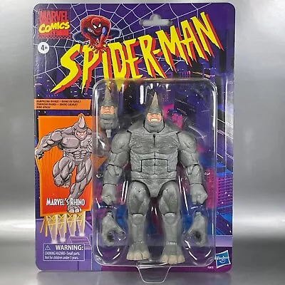 Hasbro Marvel Legends Spider-Man Retro Collection RHINO 8  Figure 2022 • $59.99