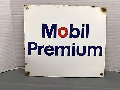 Mobil Premium Porcelain Pump Plate. • $95