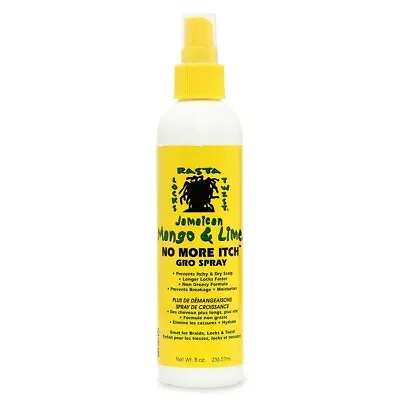 JAMAICAN MANGO & LIME NO MORE ITCH GRO SPRAY 8oz + FREE TRACK DELIVERY • £8.15