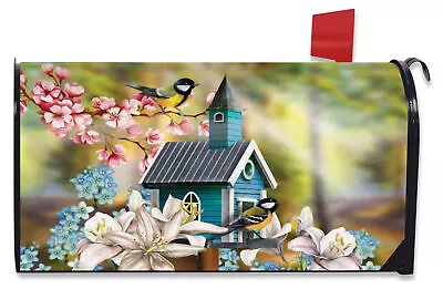 Peaceful Birdhouse Spring Magnetic Mailbox Cover Standard Briarwood Lane • $17.97