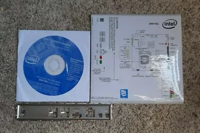 Intel DH61AGL OEM I/o Io Backplate Plate CD Drivers And Sticker Diagram New  • $5.64