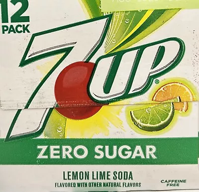 7 Up Zero Sugar Diet Soda 12 Pack  • £27.46