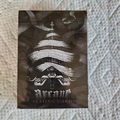 Original Arcane Black Deck Of Playing Cards Coating By Ellusionist New Sealed • $9.50