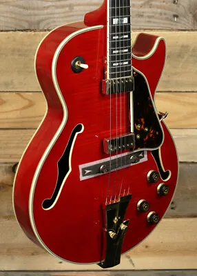 Ibanez George Benson GB10SEFM Hollowbody Electric Guitar Sapphire Red W/ Case • $1599.99
