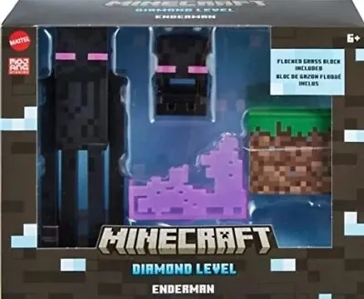 Mattel Minecraft Diamond Level Enderman Action Figure NEW • $22.23