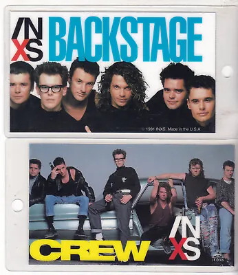 INXS  Laminated Crew [ Backstage Pass] 1991  SirH70 • $9.95