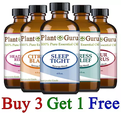 $15.95 • Buy Essential Oil Blends 4 Oz. 100% Pure Natural Therapeutic Grade Aromatherapy Oils