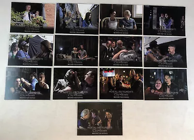 MORTAL INSTRUMENTS CITY OF BONES Complete BHS Behind Scenes Chase Card Set Of 13 • $12