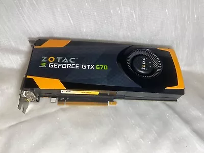 ZOTAC NVIDIA GeForce GTX 670 4GB GDDR5 Graphics Card GPU • $56