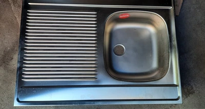 Franke Stainless Steel Kitchen Sink Single Bowl 800 X 600 Mm • £40