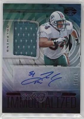 2020 Panini Illusions Immortalized Jersey Red /35 Zach Thomas #IJ-ZTH Auto HOF • $79.89