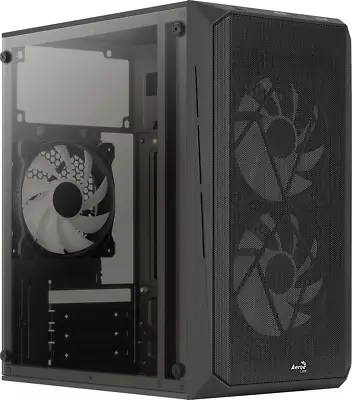 Aerocool CS-107 V2 Mini Tower Case - Black • £43.09