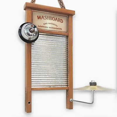 Washboard Percussion Musical Instrument Luthier Made Tabla Lavar + 2 Accessories • $330.63