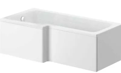 1700mm LH L Square Bath Shower Modern - Bath Only • £199.97