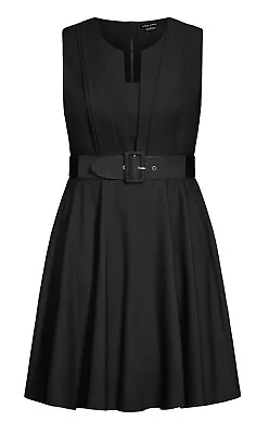 Black City Chic Dress Size 16 • $35
