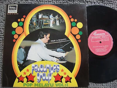(841) Indonesia Pop Malay LP - Favourite's Group Remaco Vol.1 • $35