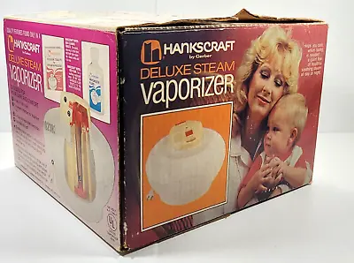 Vintage Hankscraft Deluxe Hot Steam Vaporizer 2 Gallon Box & Manual • $29.99