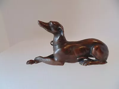 Vintage Jennings Brothers Bronze Grey Hound/Whippet Dog Figurine • $4