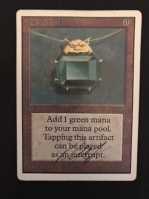 Mtg Signed Mox Emerald UNL Vintage Old School • $3600