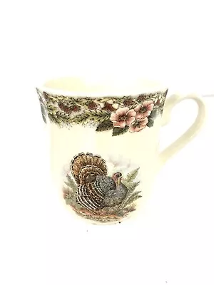 Vintage Queens Myott Churchhill Thanksgiving Wildlife Turkey Scenes Mug • $15