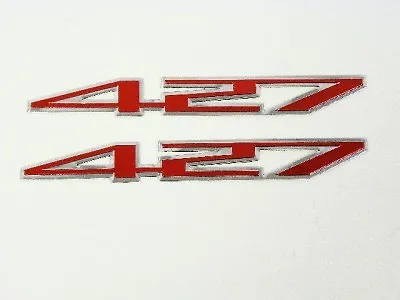 Chevy Corvette Z06 C6 427 Ci Engine Hood Emblems Red • $14.95